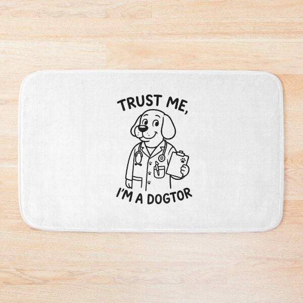 Item preview, Trust Me, I’m a Dogtor – Funny Cartoon Dog Doctor T-Shirt designed and sold by DailyDrivesct.