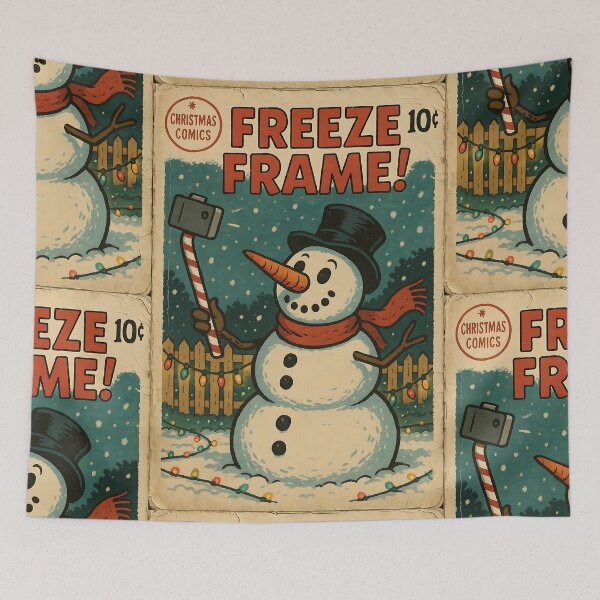 Item preview, Magical Christmas Snowman: Freeze frame designed and sold by bapupa.