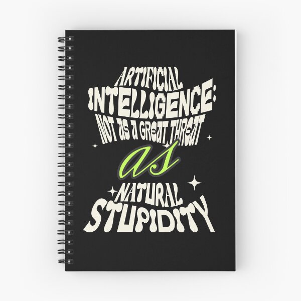 Item preview, Artificial Intelligence vs Natural Stupidity designed and sold by dudelinart.