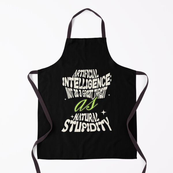 Item preview, Artificial Intelligence vs Natural Stupidity designed and sold by dudelinart.