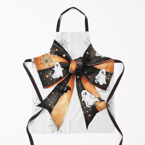 Item preview, Ghost Bow Shirt – Cute Halloween Hair Bow with Ghosts and Spiderwebs Tee designed and sold by Dawesgew.