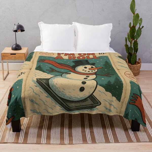 Item preview, Festive Christmas Snowman: I’m on a roll designed and sold by bapupa.