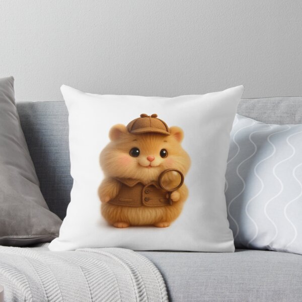 Item preview, Cute Hamster Detective - Adorable Cottagecore Art designed and sold by Moons Studio.