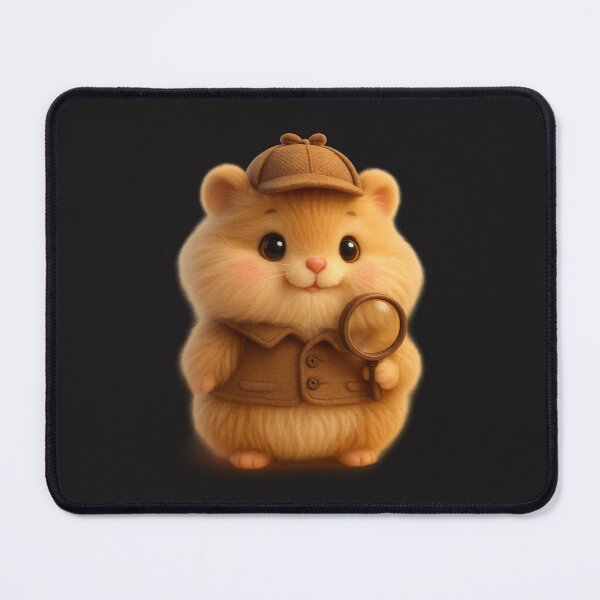 Item preview, Cute Hamster Detective - Adorable Cottagecore Art designed and sold by Moons Studio.