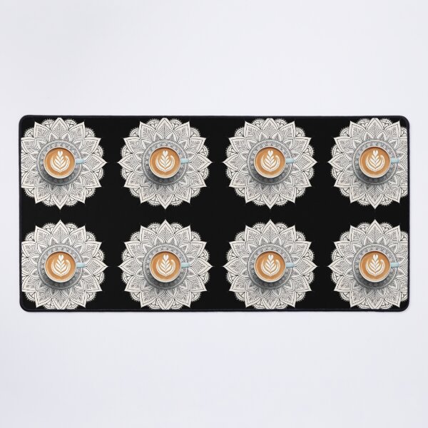 Item preview, Chai Cup Mandala Art – Calm & Detailed Tea-Inspired Design designed and sold by VividOrganica.