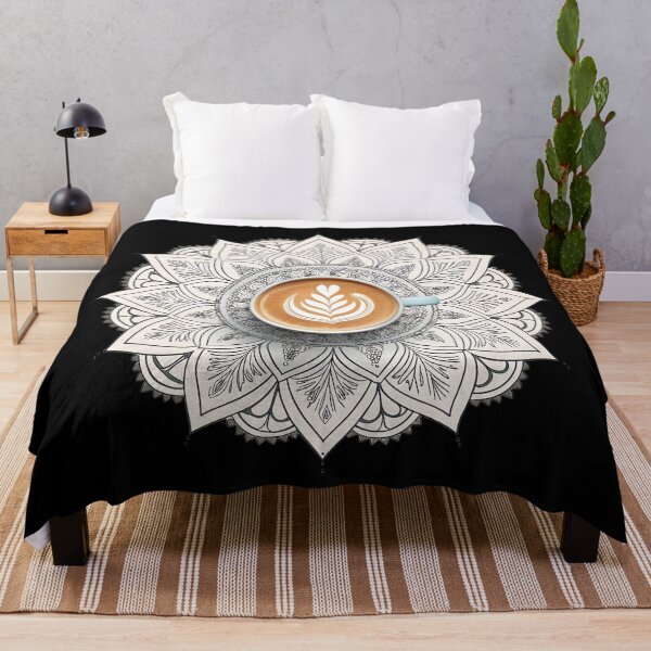 Item preview, Chai Cup Mandala Art – Calm & Detailed Tea-Inspired Design designed and sold by VividOrganica.