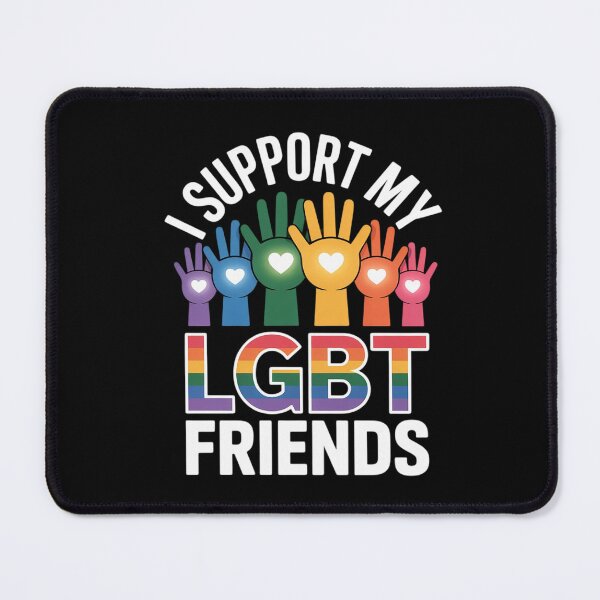 Item preview, I Support My LGBT Friends Rainbow Gay Pride Straight Ally  designed and sold by THagBlue.