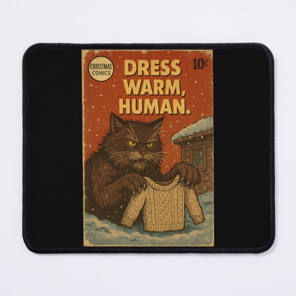 Item preview, Fearsome Yule Cat: Dress warm, human designed and sold by bapupa.