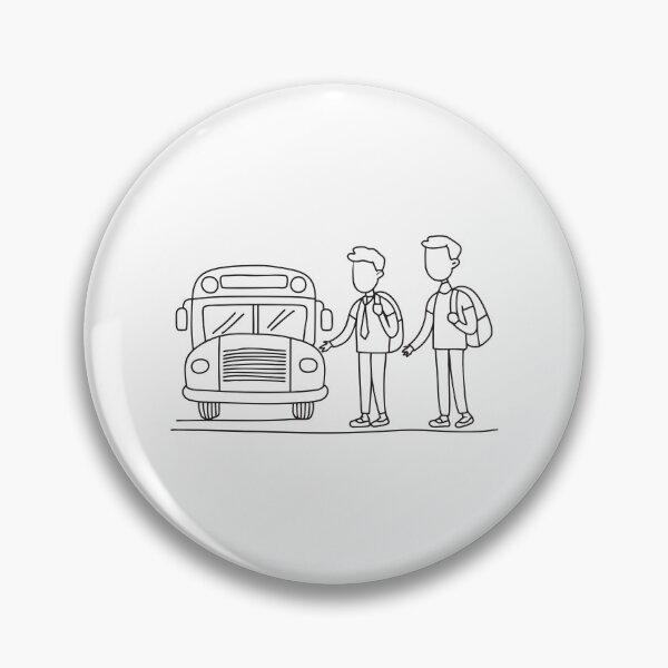 Item preview, Students standing in line to board a school bus designed and sold by rasagamastore.