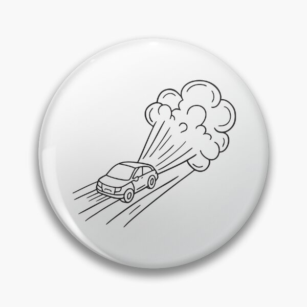 Item preview, A cloud of smoke behind a moving car on a dusty road designed and sold by rasagamastore.