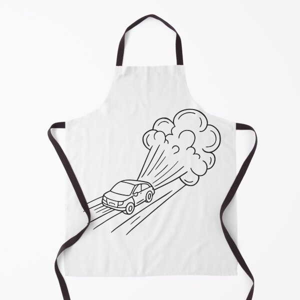 Item preview, A cloud of smoke behind a moving car on a dusty road designed and sold by rasagamastore.