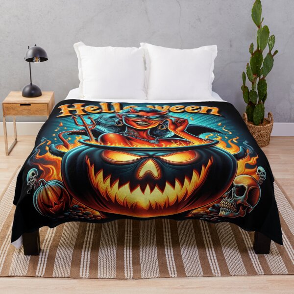 Item preview, Seductive Neon Halloween Demoness Cauldron designed and sold by Voodoo Store Paranormal Collections.