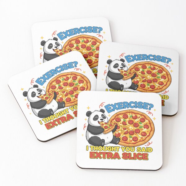 Item preview, Exercise I Thought You Said Extra Slice Panda designed and sold by Joyful-Park.
