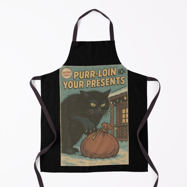 Item preview, Traditional Yule Cat: Purr-loin your presents designed and sold by bapupa.