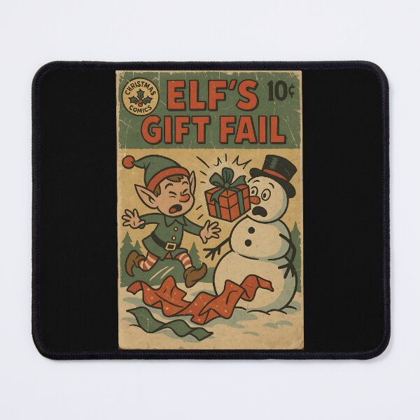 Item preview, Quirky Funny Christmas: Elf’s Gift Fail designed and sold by bapupa.
