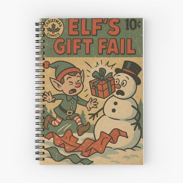 Item preview, Quirky Funny Christmas: Elf’s Gift Fail designed and sold by bapupa.
