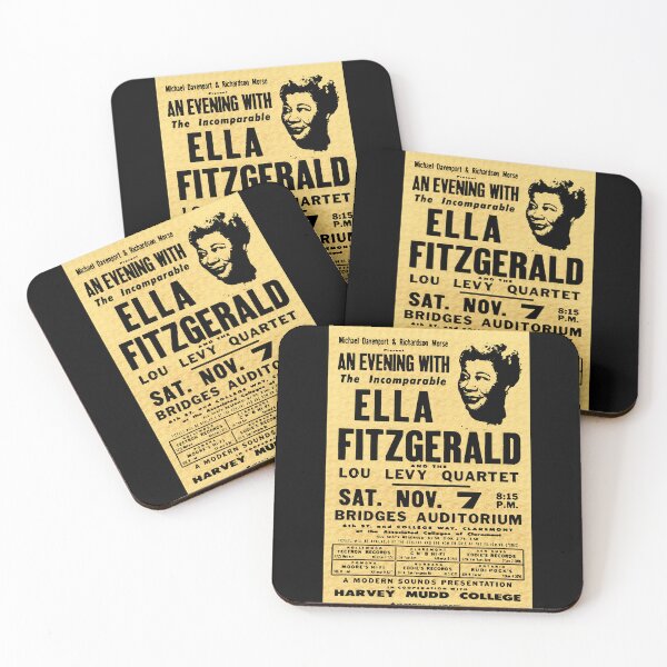 Item preview, Ella Fitzgerald concert poster designed and sold by IGNISmerchstore.
