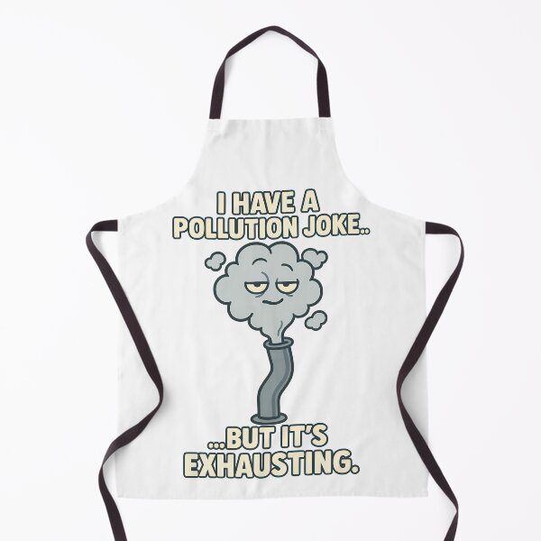 Item preview, Funny Pollution Joke Exhausting Pun Design designed and sold by TeeTimeTreasure.