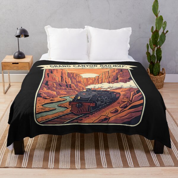 Item preview, Grand Canyon Railway Arizona Retro Travel Design designed and sold by PostersMode.