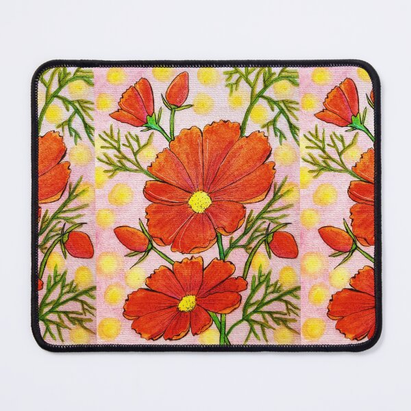 Item preview, Orange cosmos _ dark designed and sold by Paintedhues.