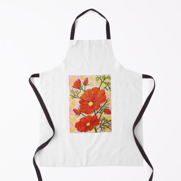 Item preview, Orange cosmos _ dark designed and sold by Paintedhues.
