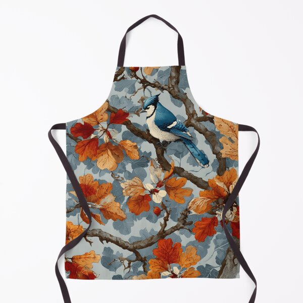 Item preview, Blue Jays Among Fall Leaves - Autumn & Halloween designed and sold by Mission Ready.