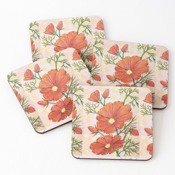 Item preview, Orange cosmos _light designed and sold by Paintedhues.