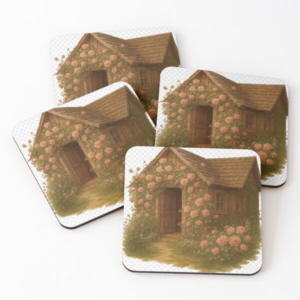 Item preview, Climbing Rose Rustic Cottage Garden Art designed and sold by MiLaKK.