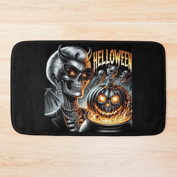 Item preview, Glamorous Halloween Skeleton Deviless Retro designed and sold by Voodoo Store Paranormal Collections.