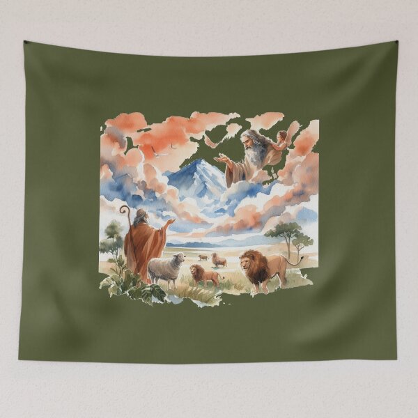 Item preview,  Abraham’s Journey to Gerar (Genesis 20:1) 3D Sketch ,  designed and sold by PaintMeWorld.