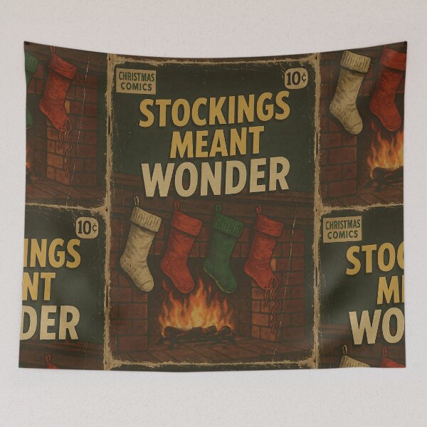 Item preview, Nostalgic Christmas: Stockings meant wonder designed and sold by bapupa.