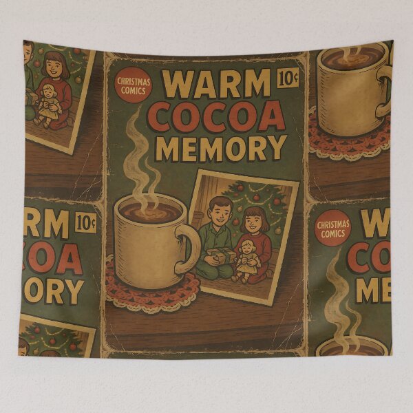 Item preview, Nostalgic Christmas: Warm Cocoa Memory designed and sold by bapupa.