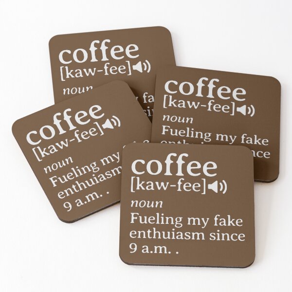 Item preview, Coffee Fake Definition Dictionary designed and sold by NosandEdgy.