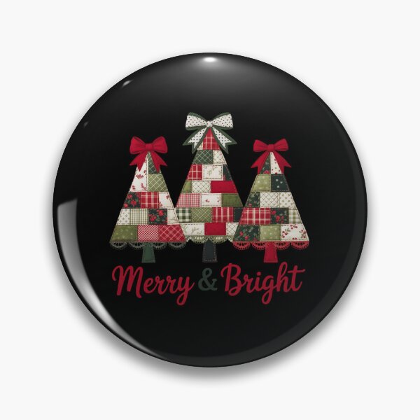 Item preview, Merry and Bright  Patchwork Christmas Tree designed and sold by AmparoBoyle.