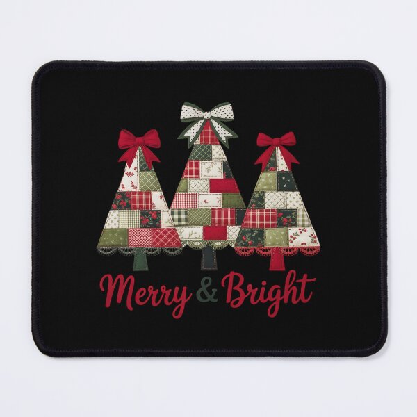 Item preview, Merry and Bright  Patchwork Christmas Tree designed and sold by AmparoBoyle.