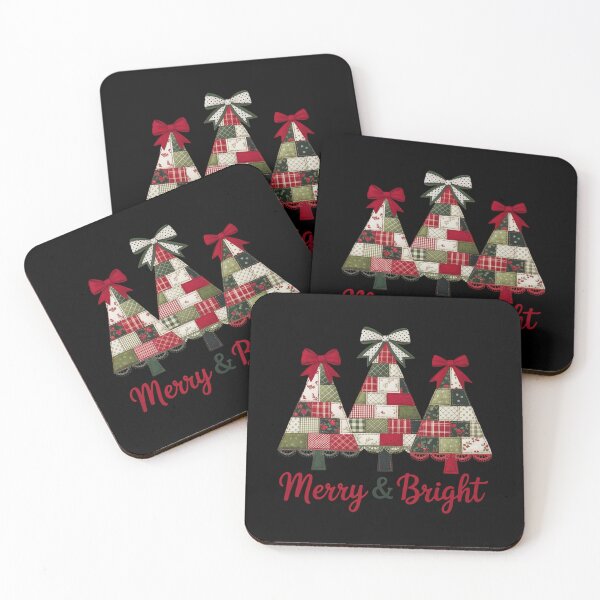 Item preview, Merry and Bright  Patchwork Christmas Tree designed and sold by AmparoBoyle.