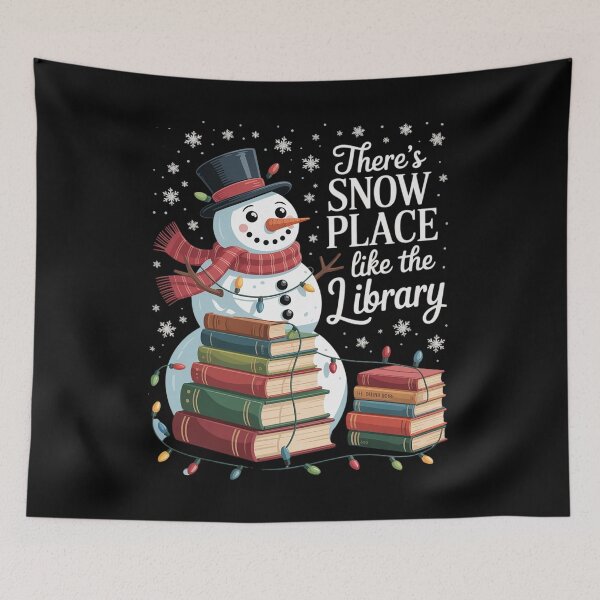 Item preview, Librarian There's Snow Place Like The Library Christmas Snow designed and sold by HaileyRobel.