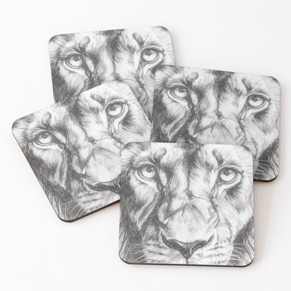 Item preview, Lion Pencil Sketch designed and sold by Leon Woods Pencil Art.