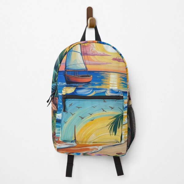 Item preview, Sunset Beach Tropical Palm Tree designed and sold by Fateh-Kro ⭐⭐⭐⭐⭐.