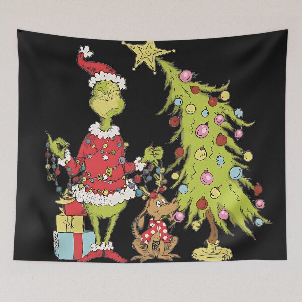 Item preview, Grinch Christmas Shirt – Funny Holiday Tee with Max the Dog & Tree designed and sold by paywoo.