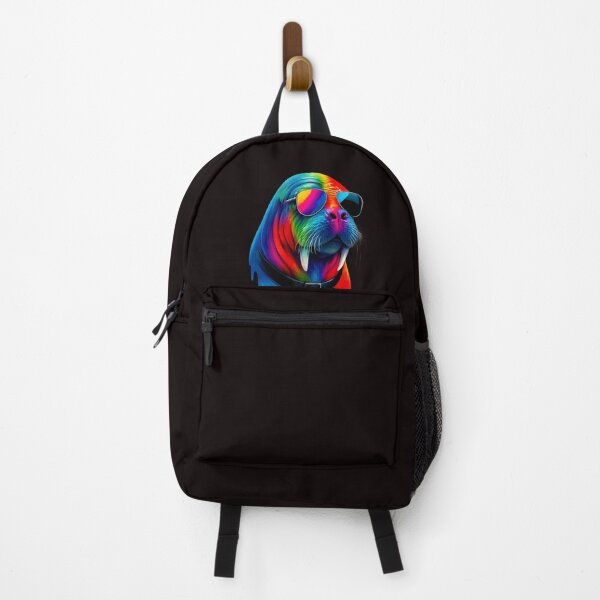 Artikelvorschau, Regenbogenhund mit Sonnenbrille – Bunte Funky Pop Art entworfen und verkauft von ArteeInnovation.