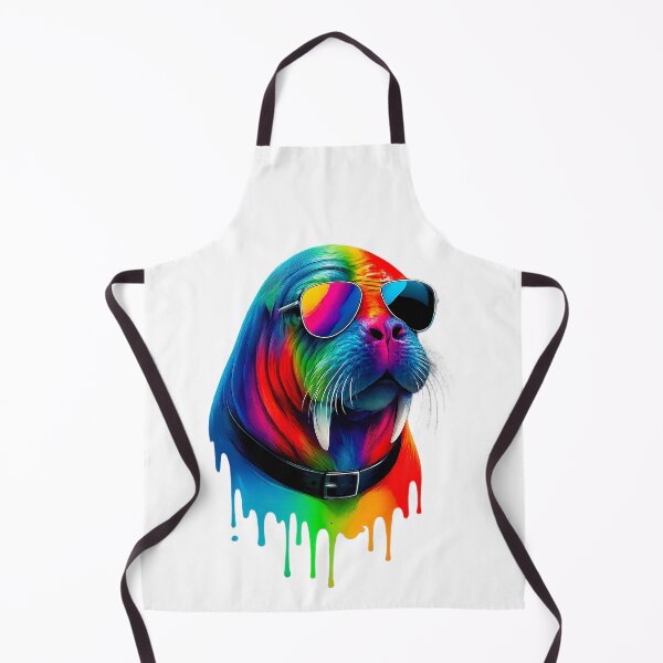 Artikelvorschau, Regenbogenhund mit Sonnenbrille – Bunte Funky Pop Art entworfen und verkauft von ArteeInnovation.