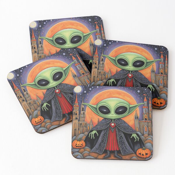 Item preview, Alien dressed as a Dracula for Halloween designed and sold by Colin Bentham.
