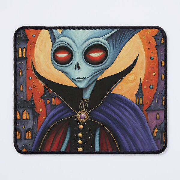 Item preview, Alien dressed as a Dracula for Halloween designed and sold by Colin Bentham.