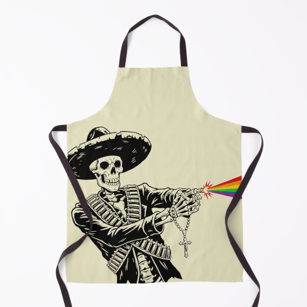 Item preview, Psychedelic Skeleton Gunslinger – Rainbow Blast designed and sold by Imaginationbeyond.