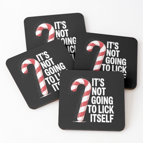 Item preview, It's Not Going To Lick Itself Christmas Candy Cane designed and sold by DrewLeuschke.