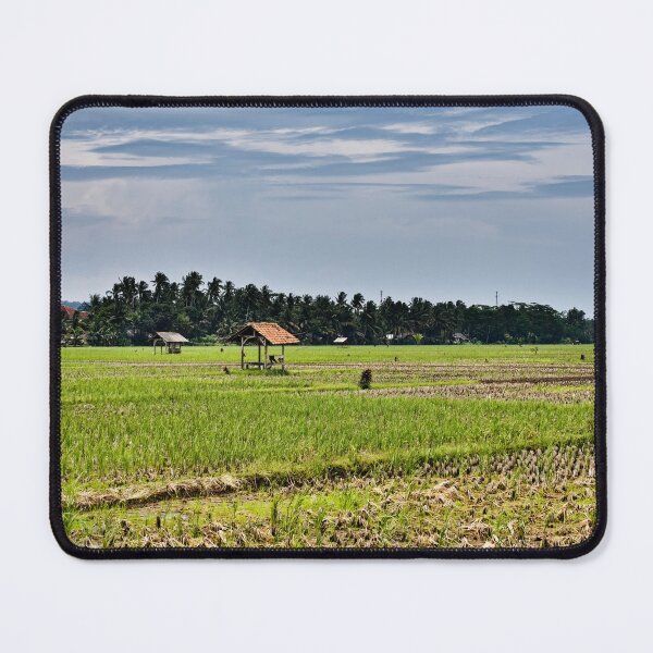 Item preview, Indonesian agricultural landscape under a bright cloudy sky designed and sold by franck380.