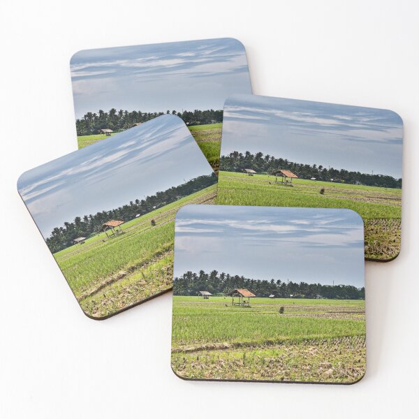 Item preview, Indonesian agricultural landscape under a bright cloudy sky designed and sold by franck380.