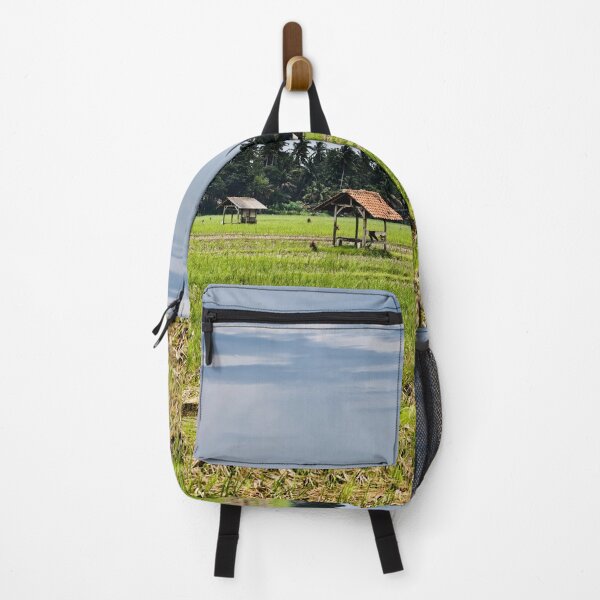 Item preview, Indonesian agricultural landscape under a bright cloudy sky designed and sold by franck380.