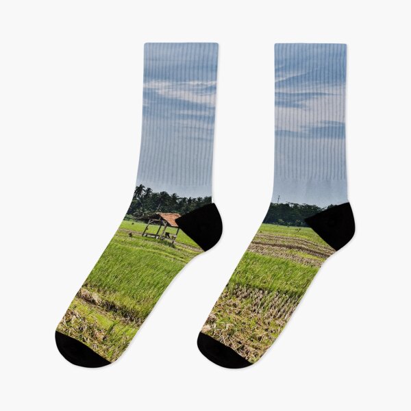 Item preview, Indonesian agricultural landscape under a bright cloudy sky designed and sold by franck380.